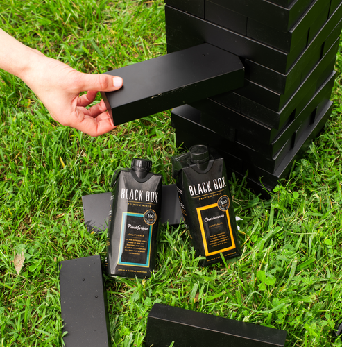 Black box wine and games