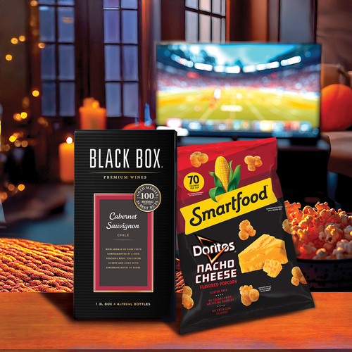 Cabernet and Nacho Cheese Popcorn Pairing