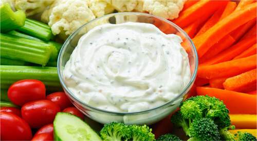 Creamy Ranch Dip & Chardonnay