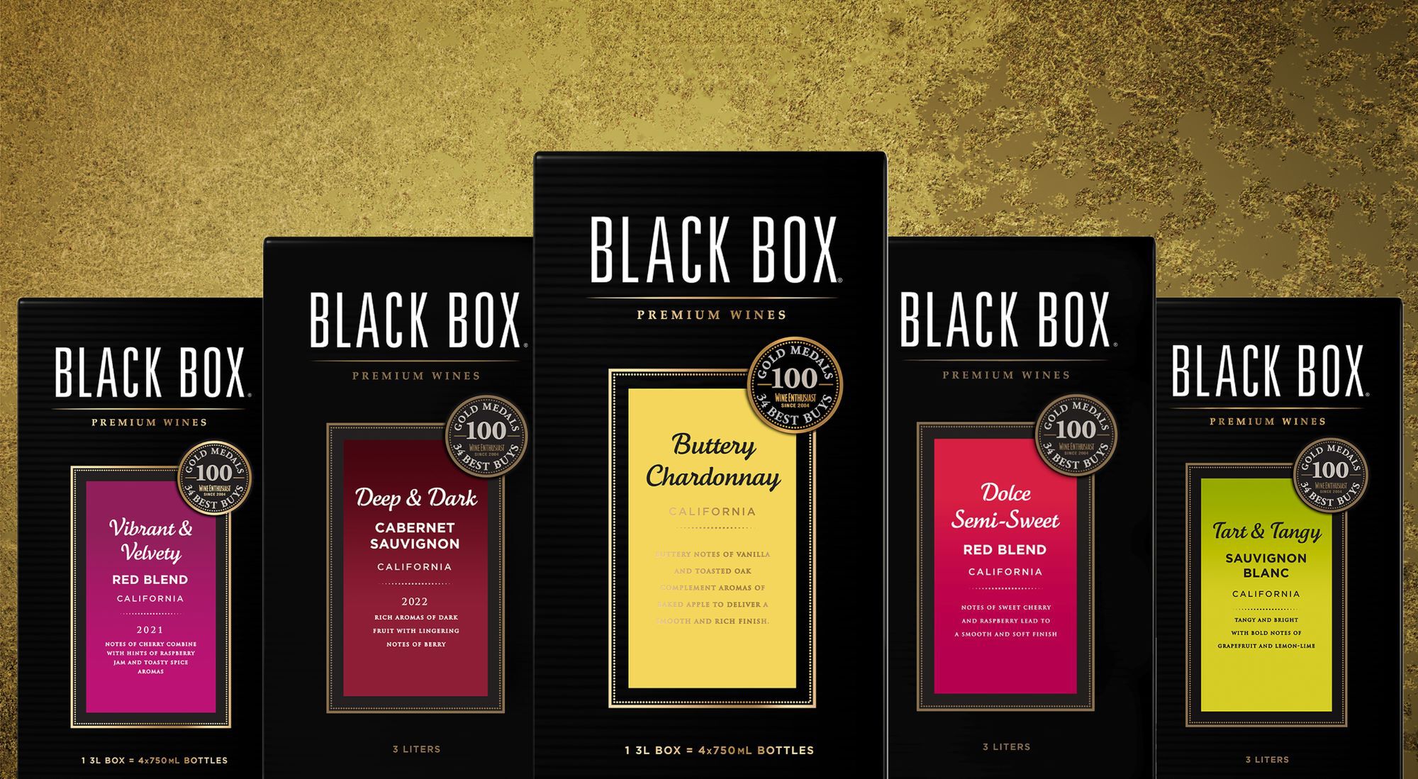 Our Black Box Forward Tasting Wines