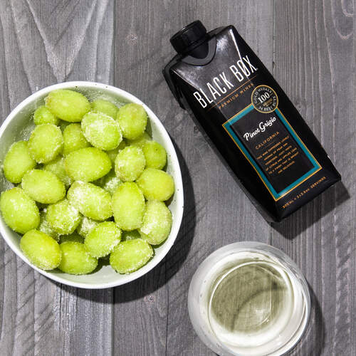 frozen grapes with Black Box Mini