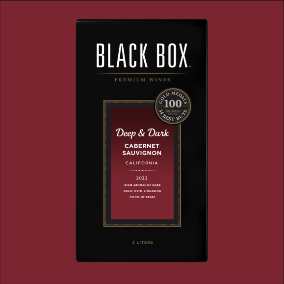 Deep & Dark Cab Sauv boxed wine