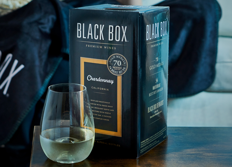 Chardonnay with Glass Banner