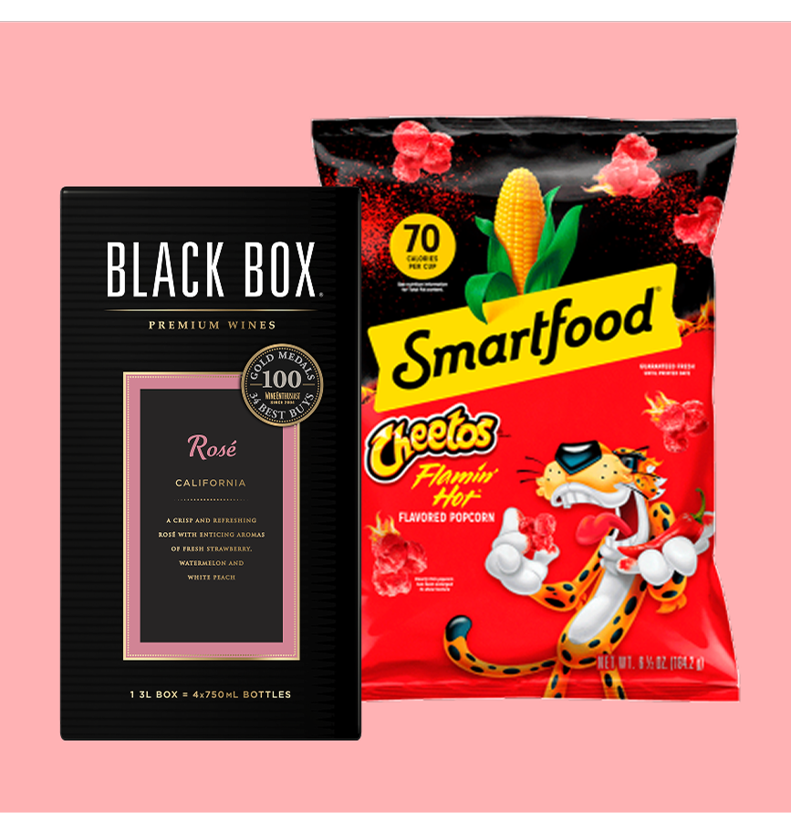 Rose & Flamin Hot Popcorn