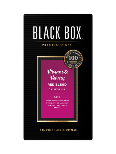 Black Box Vibrant and Velvety Red Blend 2022 3L