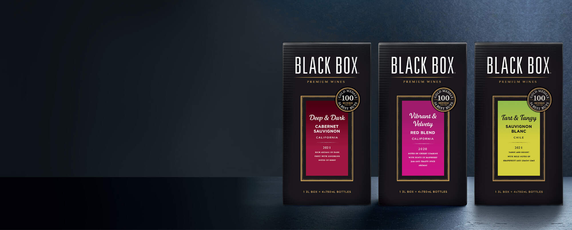 Our Black Box Forward Tasting Wines