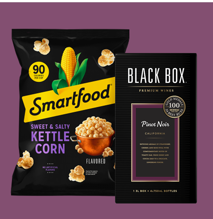 Pinot Noir & Sweet & Salty Popcorn