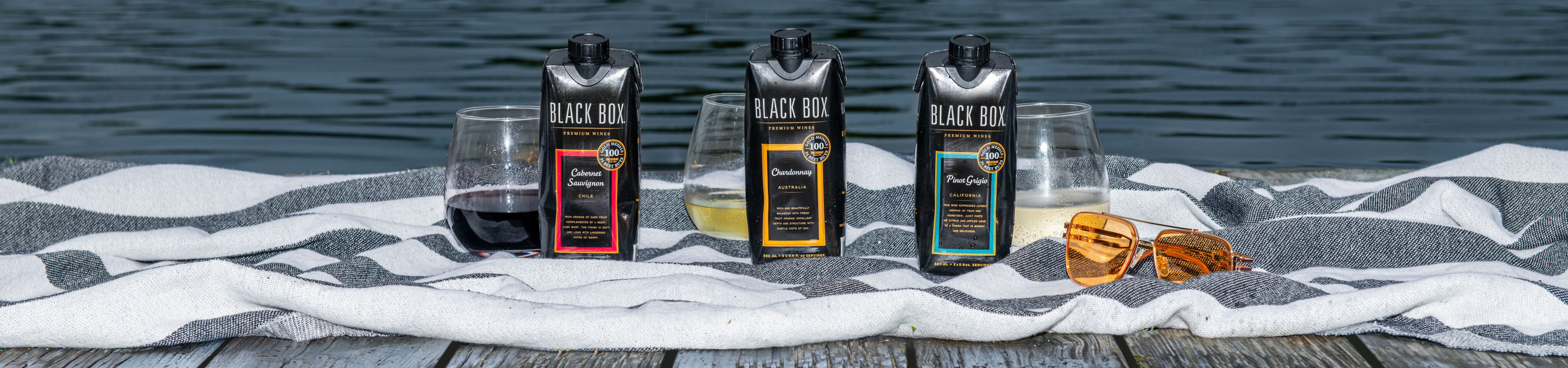 lakeside with Black Box Wines